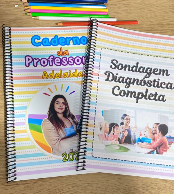 Caderno da Professora 2024 - 365 Dias+ Sondagem Diagnóstica 🍎📚 - Imagem 2