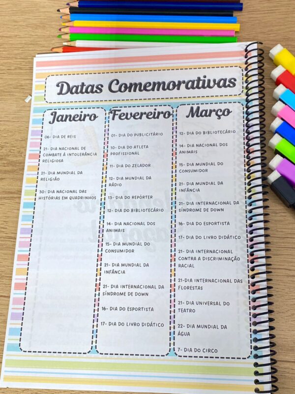 Caderno da Professora 2024 - 365 Dias+ Sondagem Diagnóstica 🍎📚 - Imagem 7