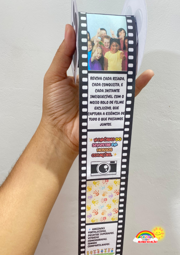 🎞️📽️Rolo Filme Nossos Momentos 1º Semestre👧🏿👦🏼👧 - Imagem 6