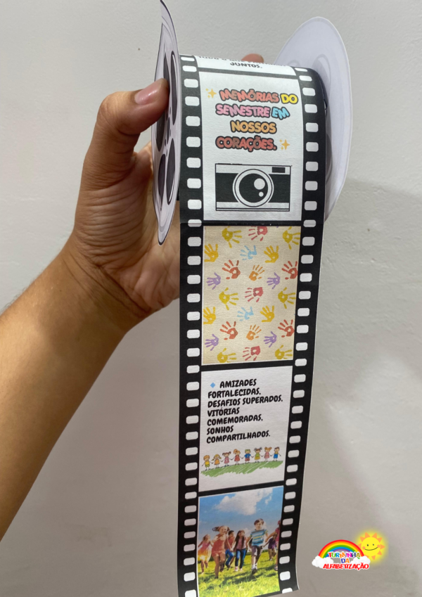 🎞️📽️Rolo Filme Nossos Momentos 1º Semestre👧🏿👦🏼👧