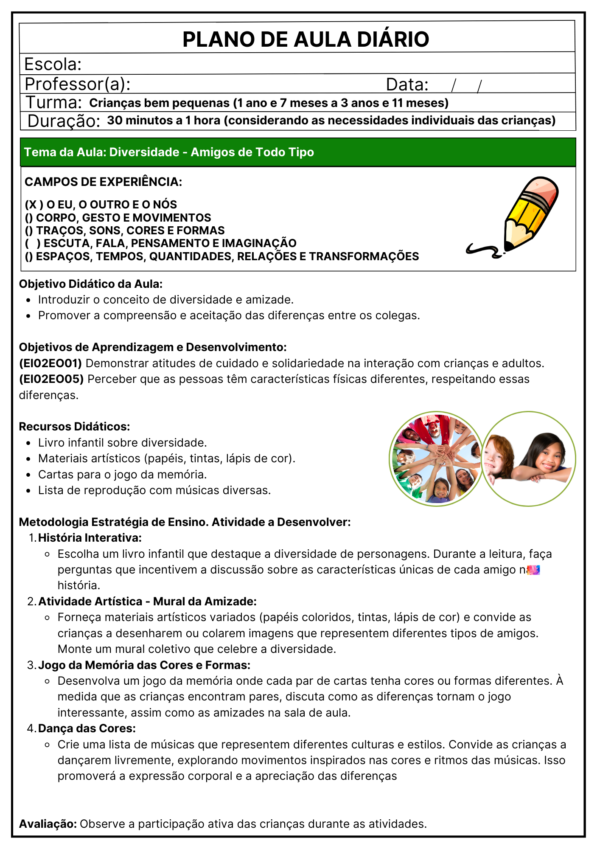 PLANEJAMENTOS DE AULAS DIÁRIOS - MATERNAL 1 E 2 📚⭐✏️ - Imagem 15