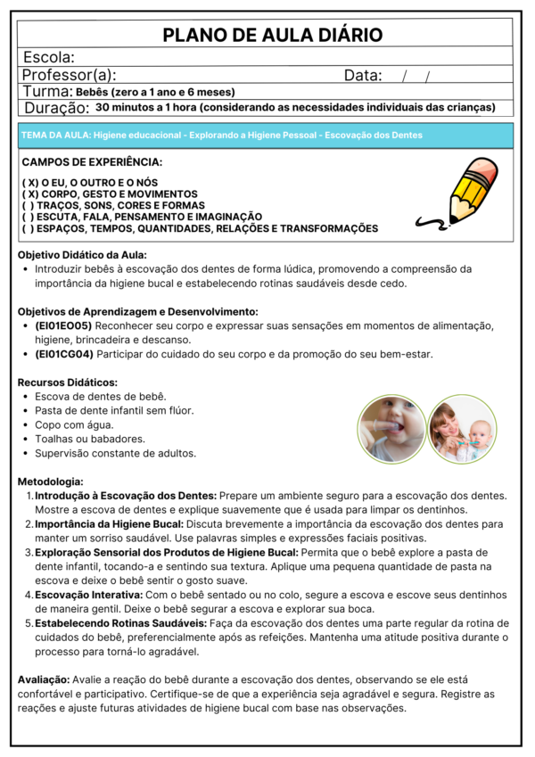 PLANEJAMENTOS DE AULAS - BERÇÁRIO I E II.📚⭐✏️​ - Imagem 21
