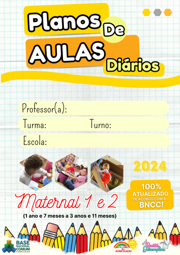 PLANEJAMENTOS DE AULAS DIÁRIOS - MATERNAL 1 E 2 📚⭐✏️ - Imagem 2