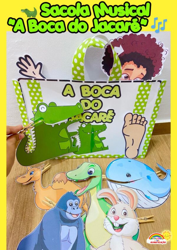🐊 Sacola Musical "A Boca do Jacaré" 🎶