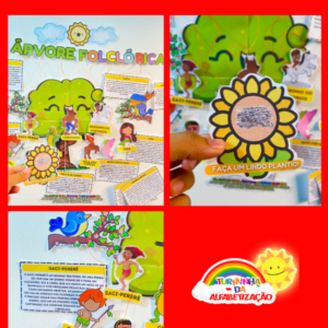 ÁRVORE FOLCLÓRICA: LENDAS DO FOLCLORE BRASILEIRO 🌳✨+ATIVIDADE FAÇA UM LINDO PLANTIO 🍎🌻🌲