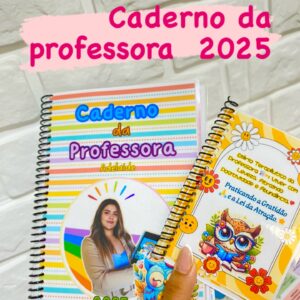 Caderno da Professora 2025 - 365 Dias + Sondagem Diagnóstica