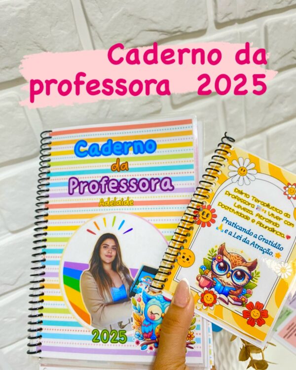 Caderno da Professora 2025 - 365 Dias + Sondagem Diagnóstica