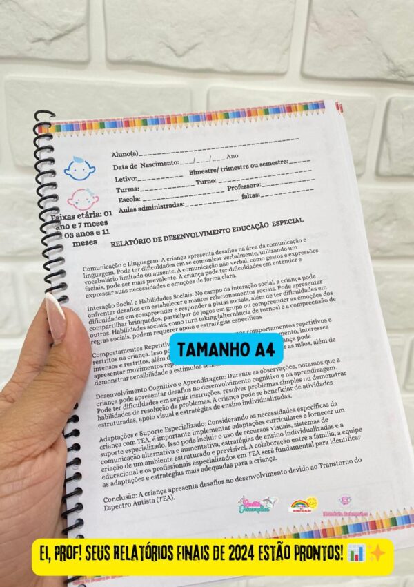 RELATÓRIOS DE DESENVOLVIMENTO 2024 E 2025 - BERÇÁRIO, MATERNAL, PRÉ-ESCOLA E EDUCAÇÃO INCLUSIVA - Imagem 20