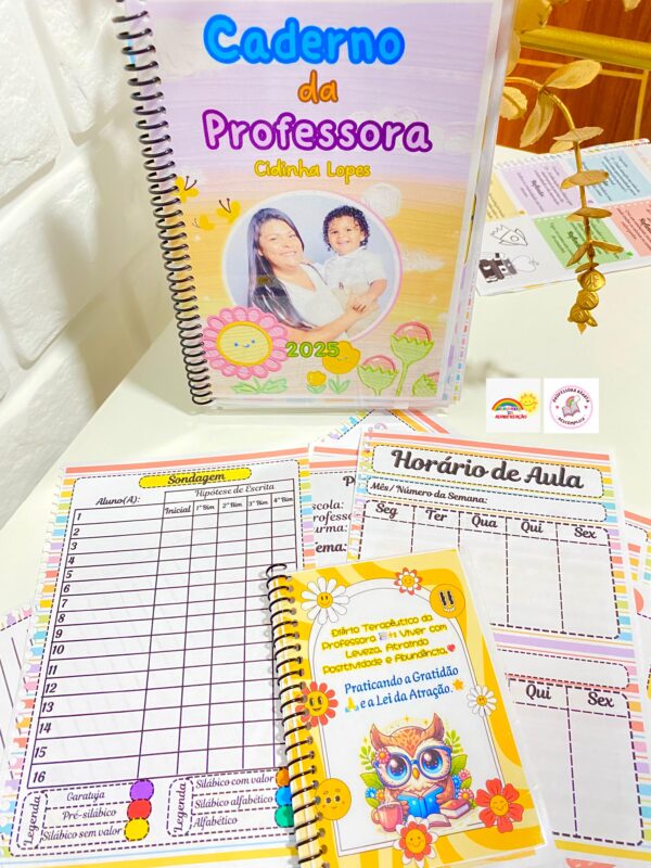 Caderno da Professora 2025 - 365 Dias + Sondagem Diagnóstica - Image 9