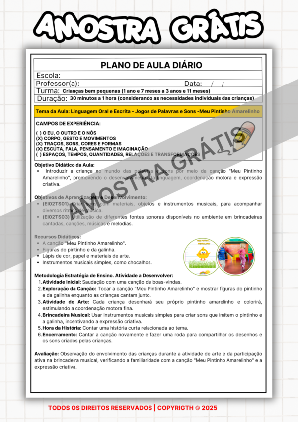 PLANEJAMENTOS DE AULAS BNCC 2025 - MATERNAL I E II.📚⭐✏​ - Imagem 26