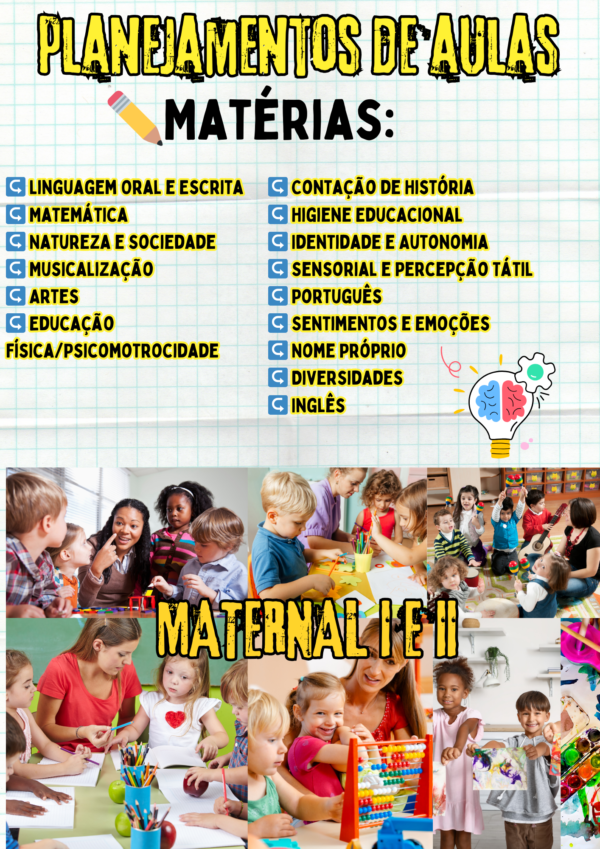 PLANEJAMENTOS DE AULAS BNCC 2025 - MATERNAL I E II.📚⭐✏​ - Imagem 3