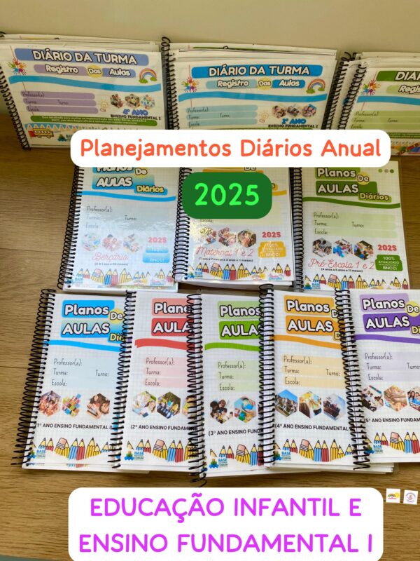 PLANEJAMENTOS DIÁRIOS ANUAL 2025 - EDUCAÇÃO INFANTIL E ENSINO FUNDAMENTAL (1º ao 5º Ano) 📚⭐✏ - Imagem 7