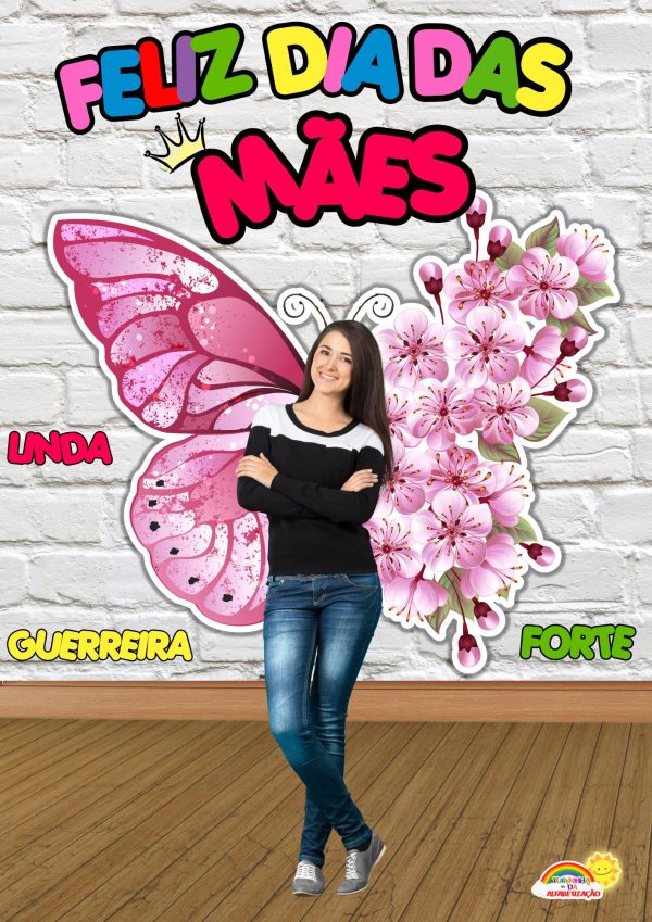 PAINEL INTERATIVO FELIZ DIA DAS MÃES