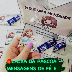 🎁CAIXA DA PÁSCOA – MENSAGENS DE FÉ E ESPERANÇA!