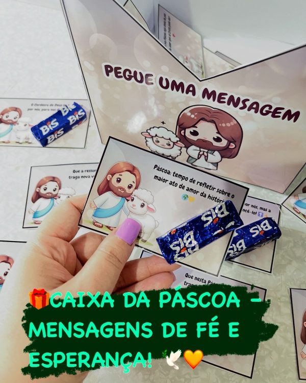 🎁CAIXA DA PÁSCOA – MENSAGENS DE FÉ E ESPERANÇA!