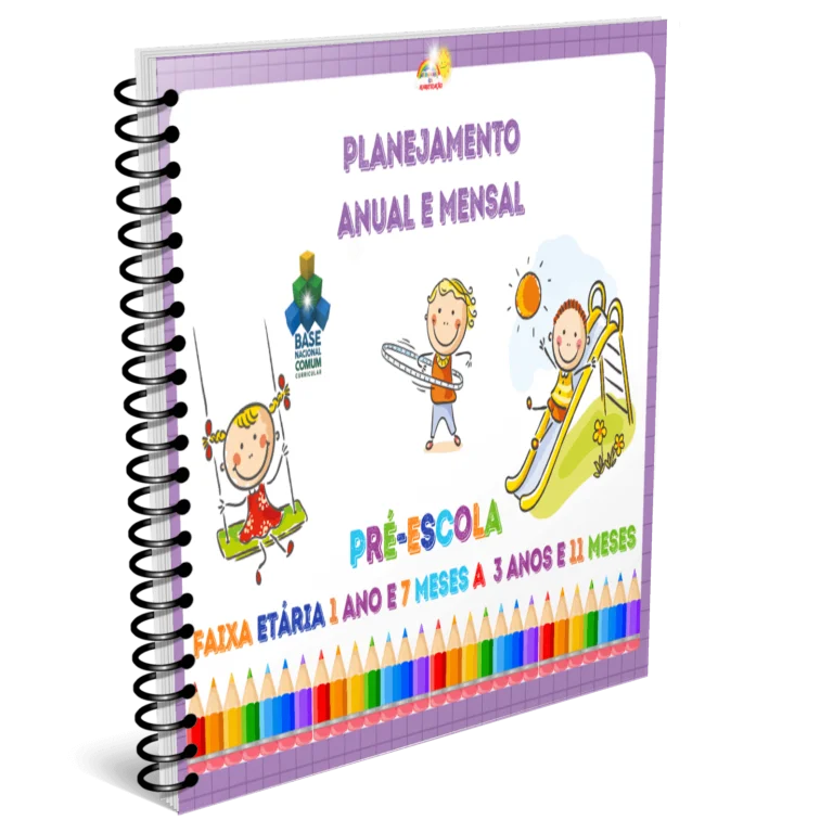 Pré-escola faixa etaria 1 ano e 7 meses a 3 anos e 11 meses