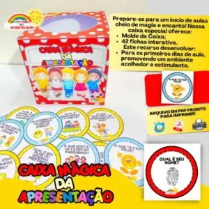 CAIXA DA APRESENTAÇÃO - Adaptação e Descobertas na Escola
