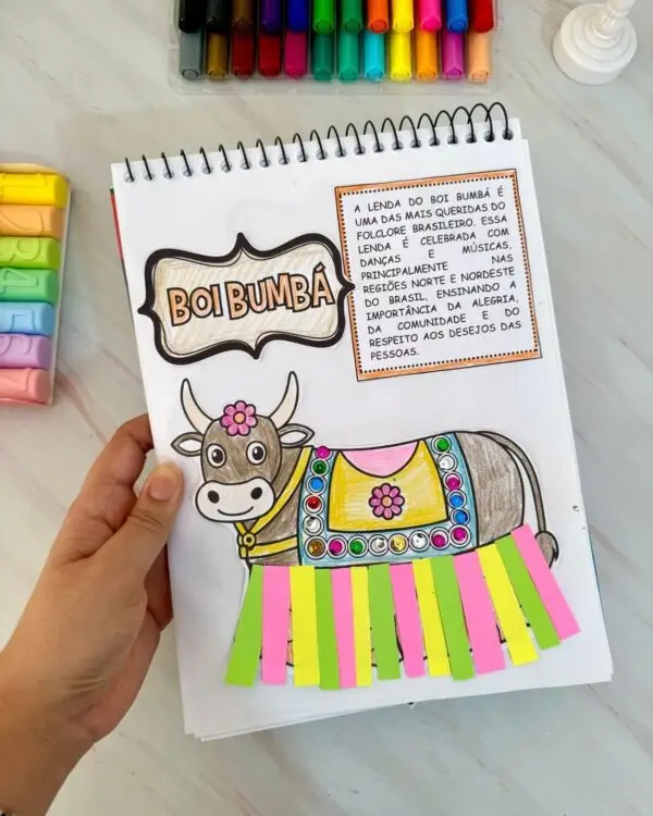 🎨 Atividades de Artes do Folclore Brasileiro 🌟 - Imagem 6