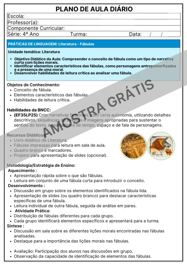PLANEJAMENTOS DE AULAS BNCC 2025 - 4º ANO DO ENSINO FUNDAMENTAL I 📚⭐✏️🎉 - Imagem 8